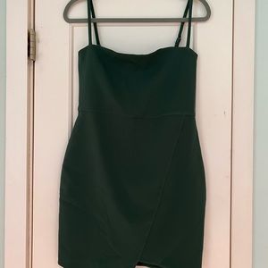 Nookie Billie Mini Dress in Khaki, Size M